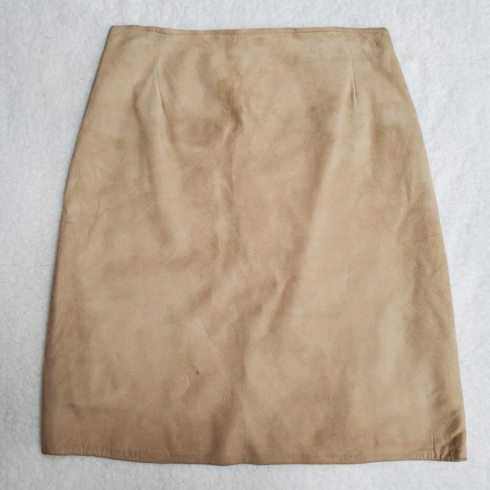 Hugo Buscati Lambsuede Skirt